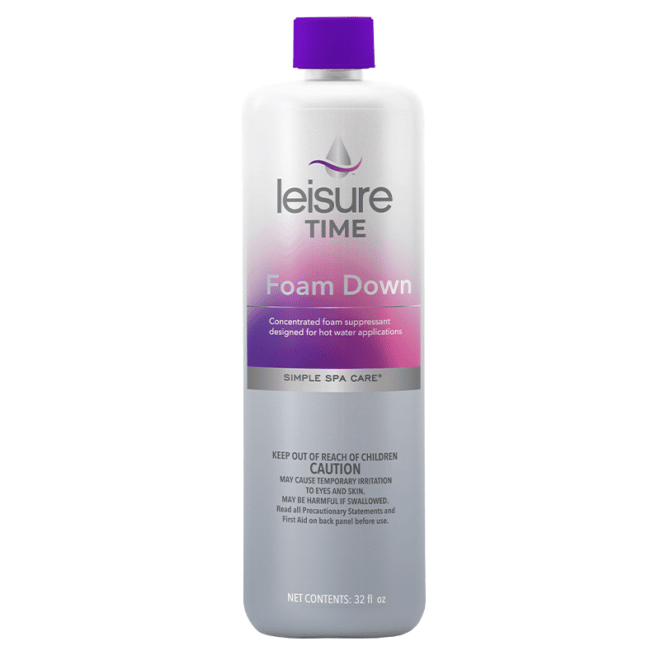 Leisure Time Foam Down: Foam suppressant