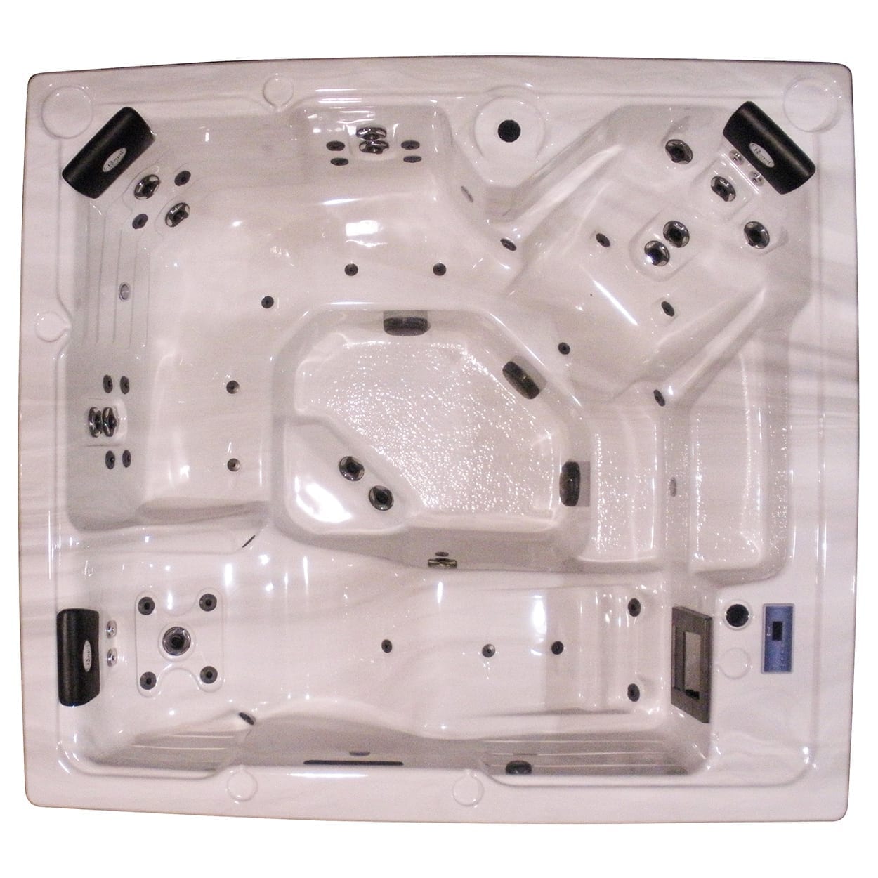 hot tub overhead view