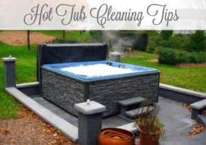 cleaning hot tub tips
