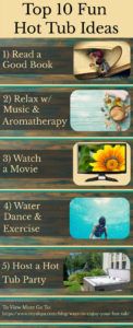 ways to enjoy your hot tub