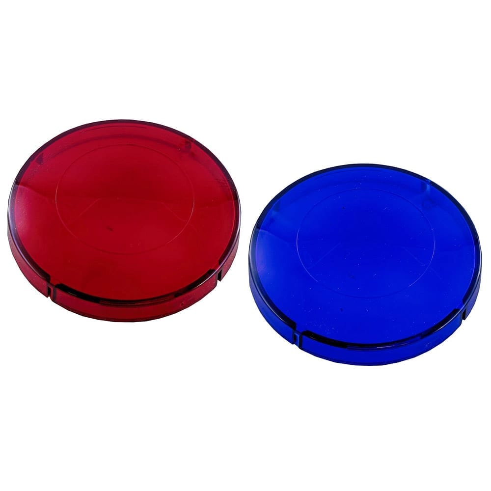 Red and blue lens covers