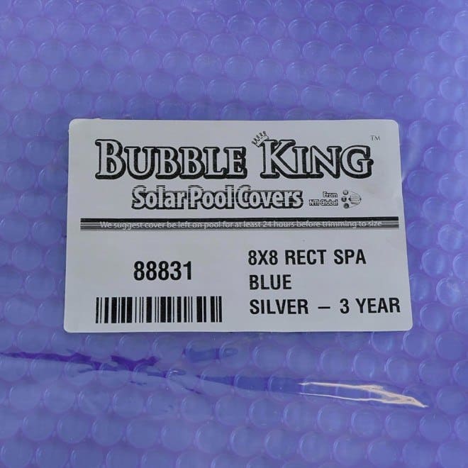 Solar spa cover